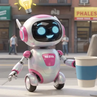 NESYA app icon featuring our robot